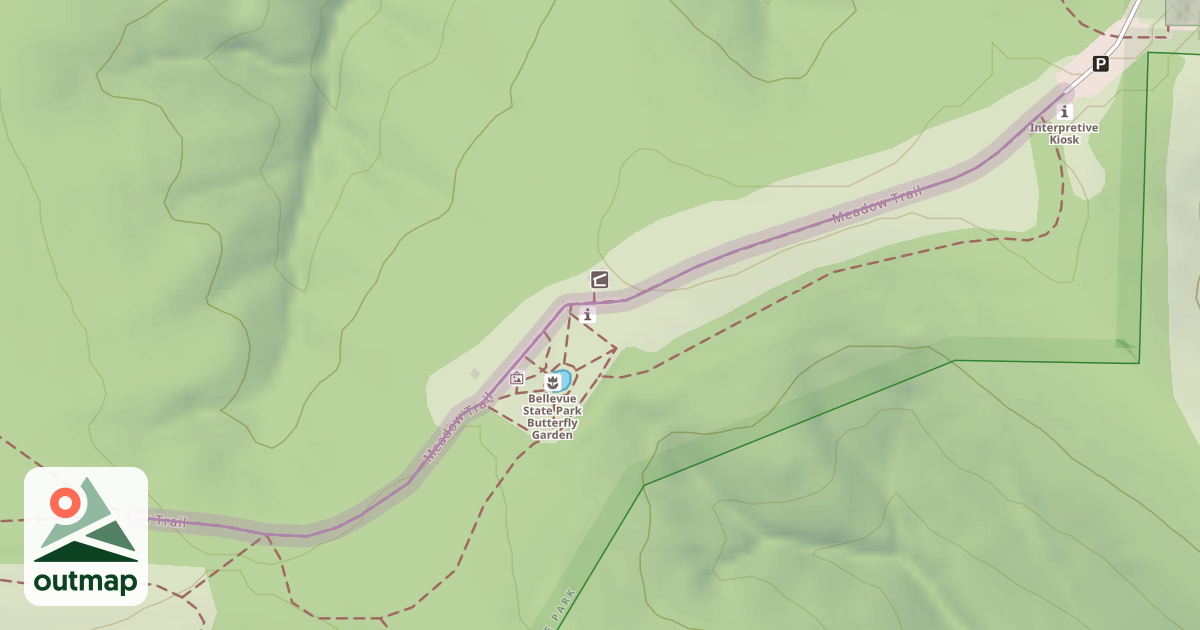 Map of Meadow Trail