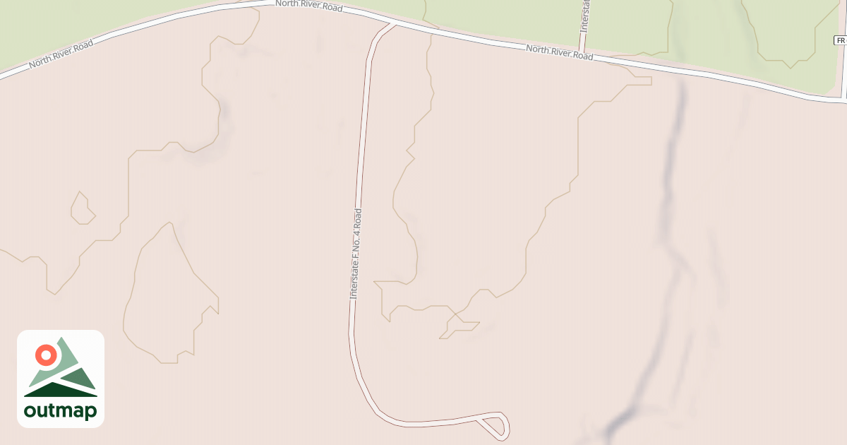 Map of INTERSTATE F NO. 4