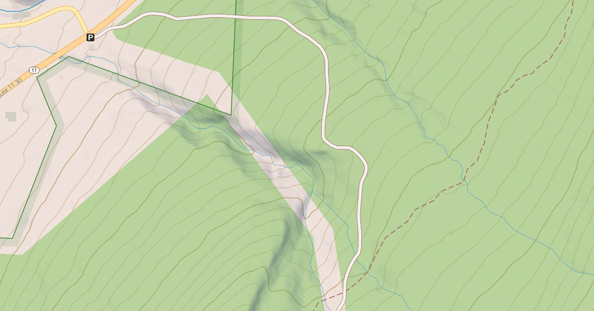 Map preview of Spruce Peak