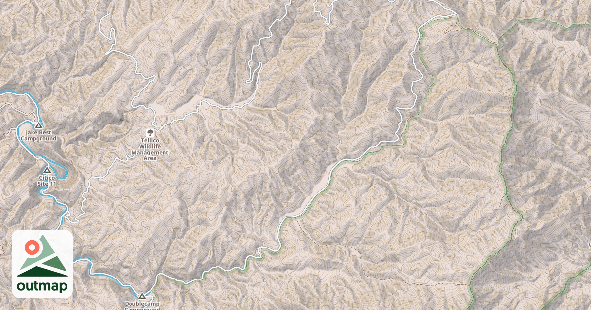 Map of DOUBLECAMP-JAKE BEST