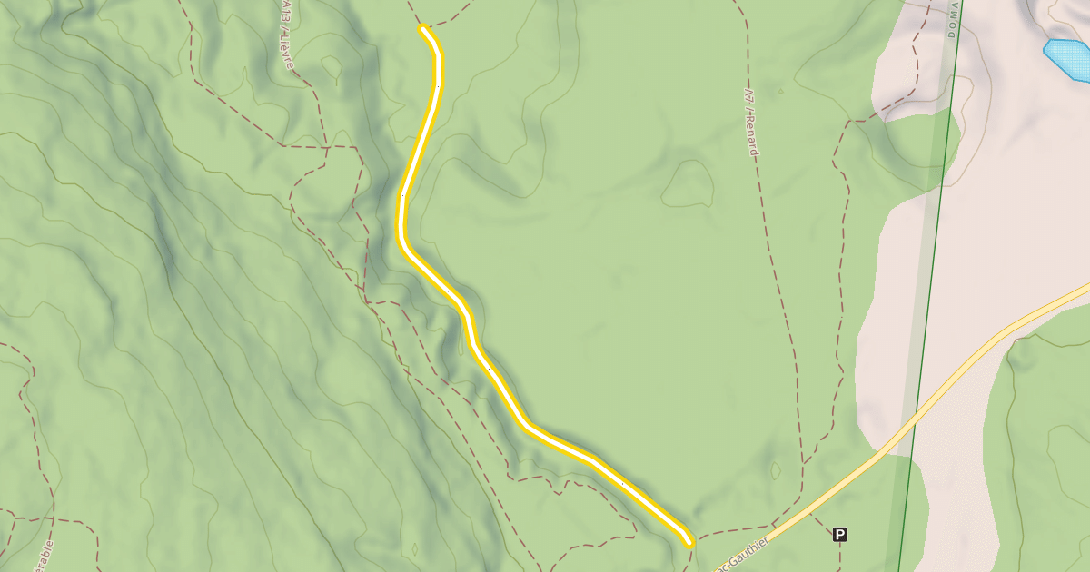 Map preview of A1 Grande-Allée