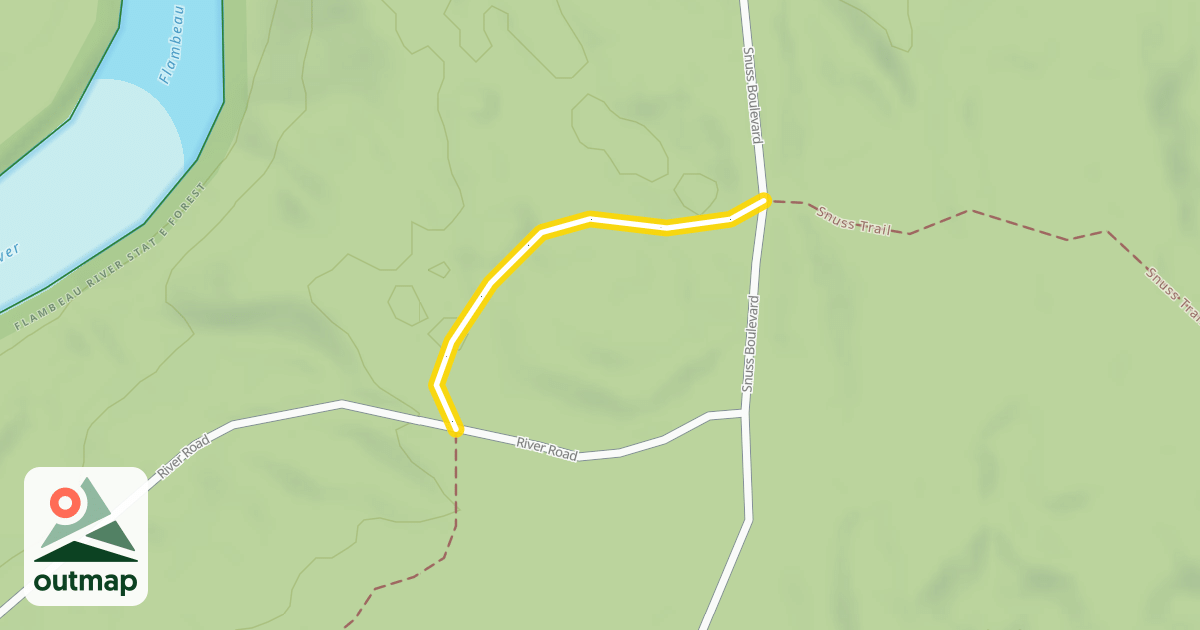 Map of Snuss Trail