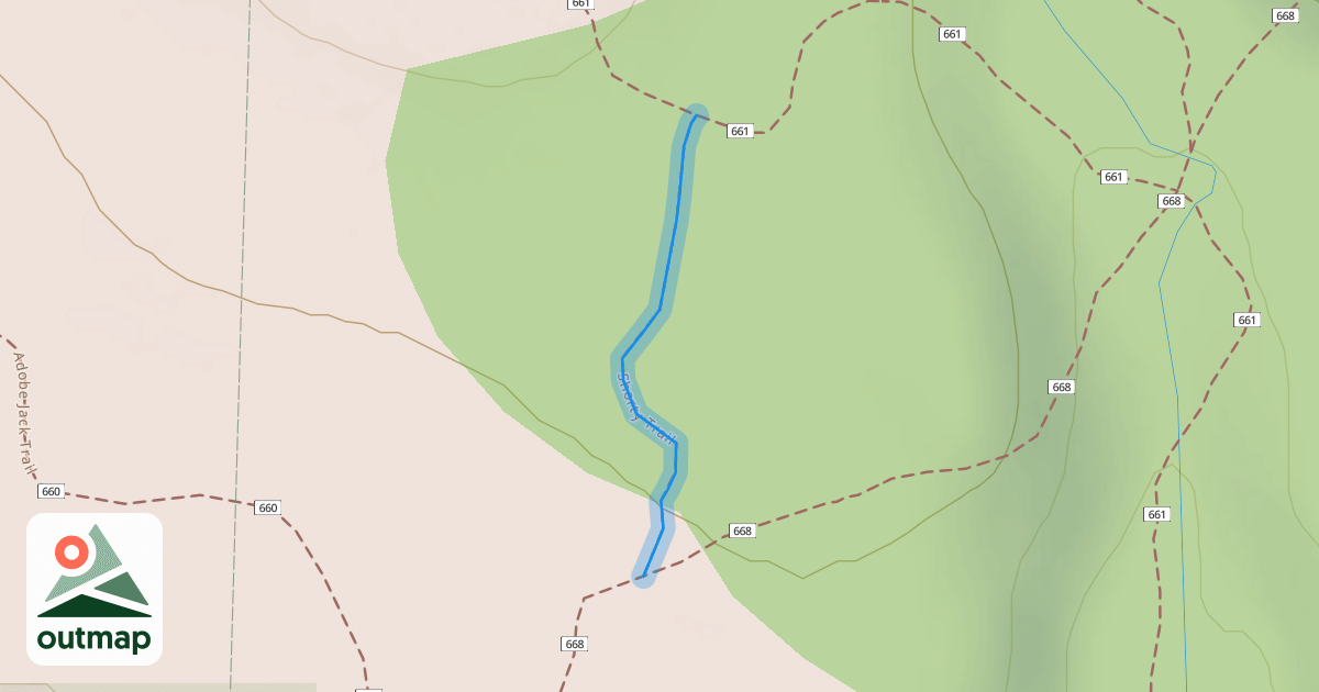 Map of Shorty Trail