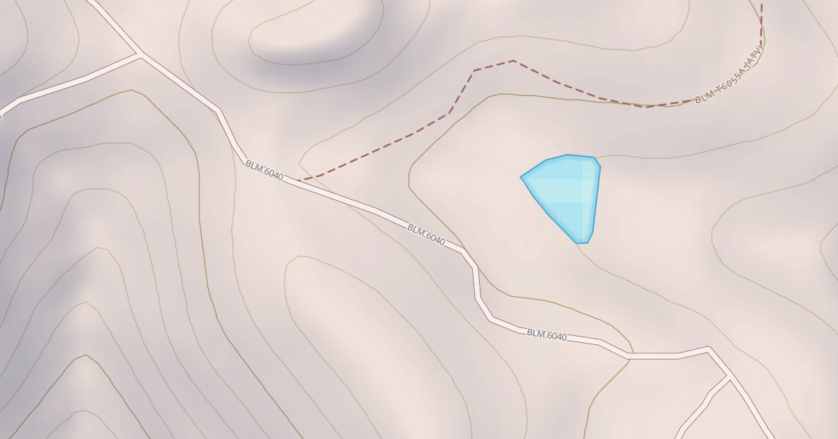 Map preview of BLM National GTLF Public Motorized Roads 3e343093-9903-48b0-a730-6af87f72b62f