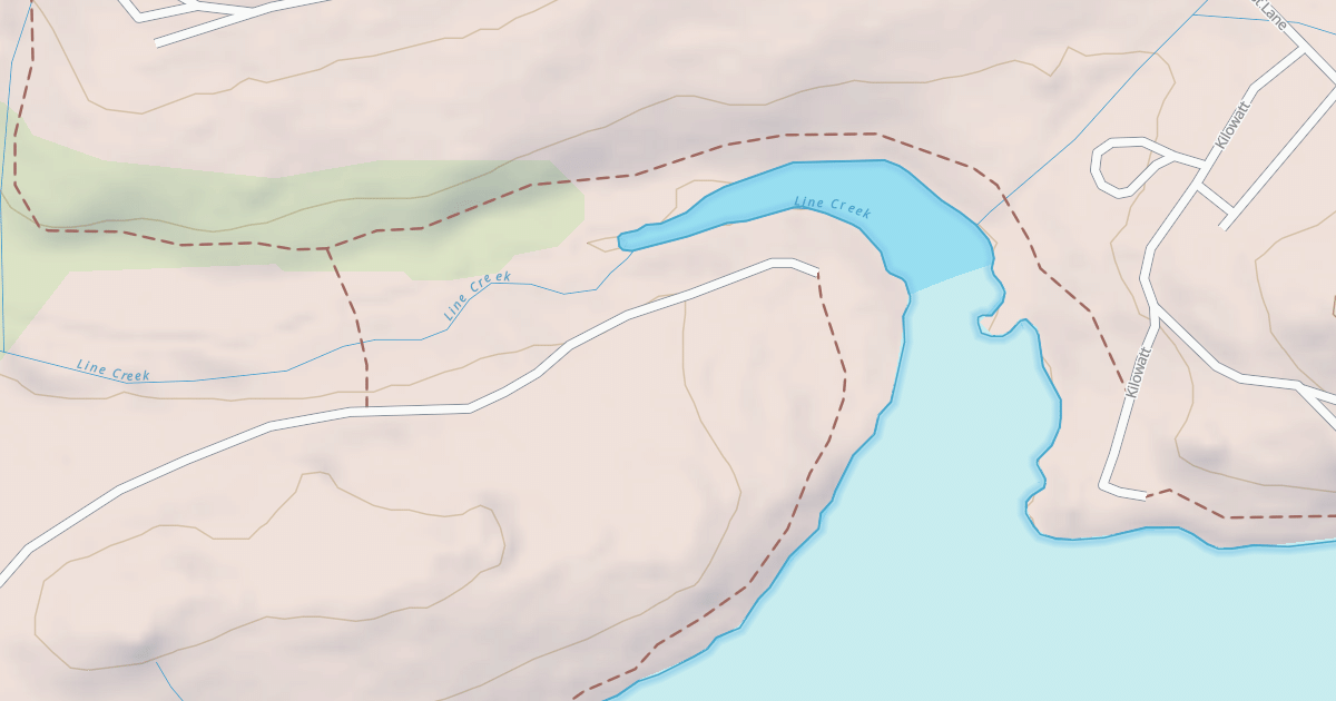 Map preview of BLUEBERRY SPUR D