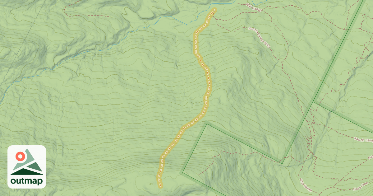 Map of Steeple Ski Trail
