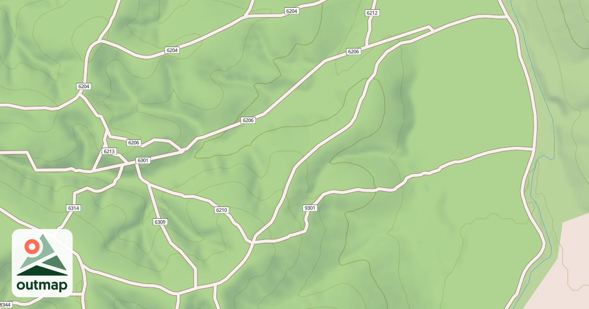 Map of USFS Motor Vehicle Use Map Trails 19089