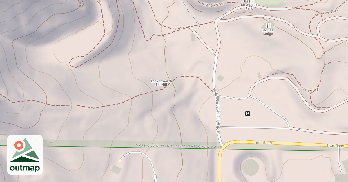 Map of Tubing Hill