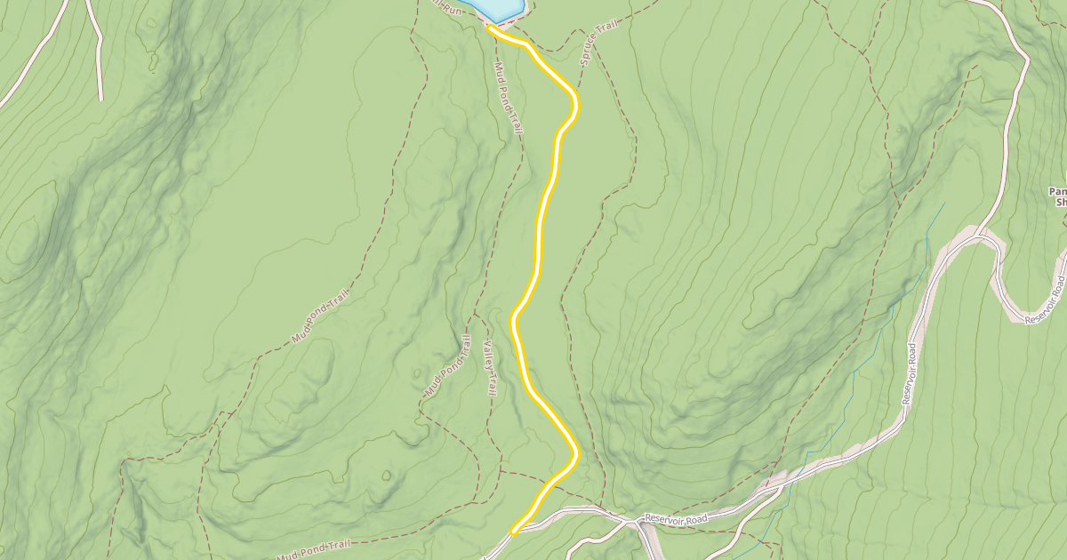 Map preview of Moose Pond Trail