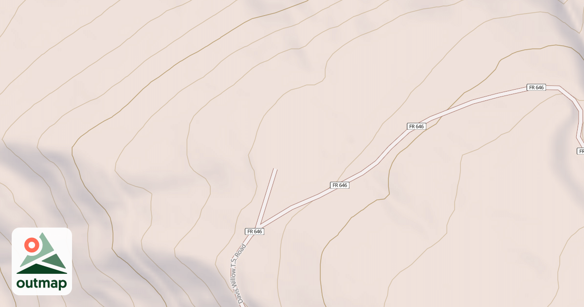 Map of USFS National Forest System Roads {7C002860-76C8-4E85-875E-762B254AE6ED}