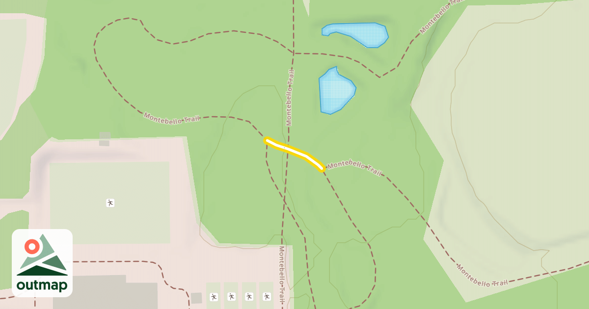 Map of Montebello Trail