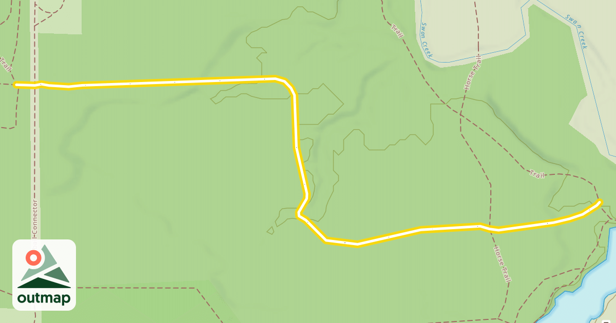 Map of Wabash Cannonball Side Trail