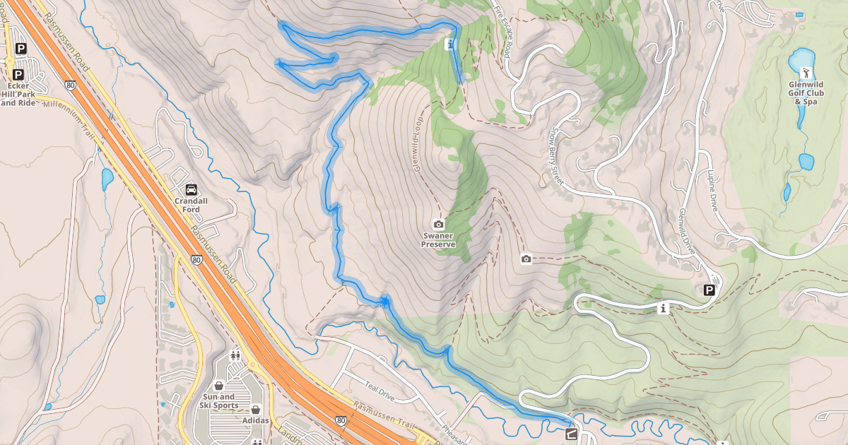 Map preview of Stealth Trail