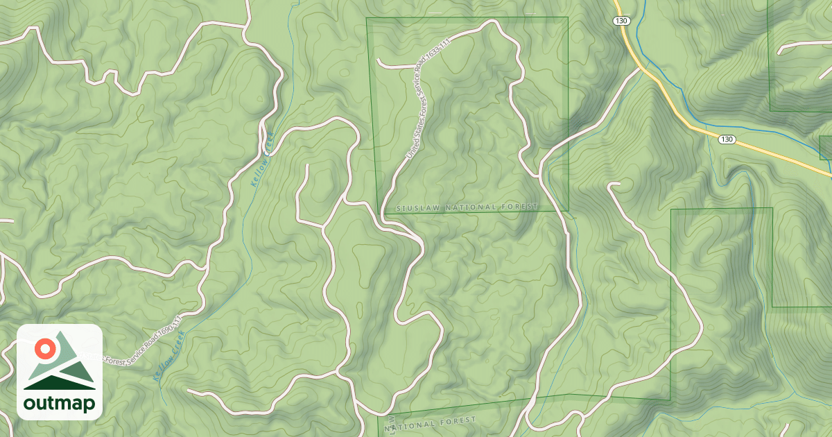 Map of BAKER