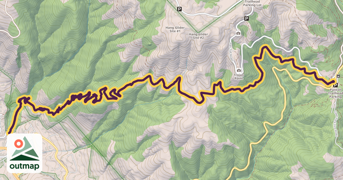 Map of Matt Davis Trail