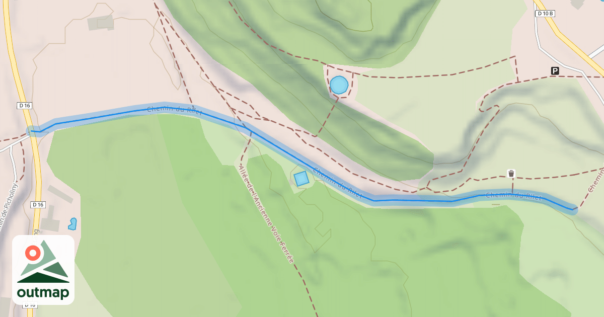 Map of Chemin du Rilet