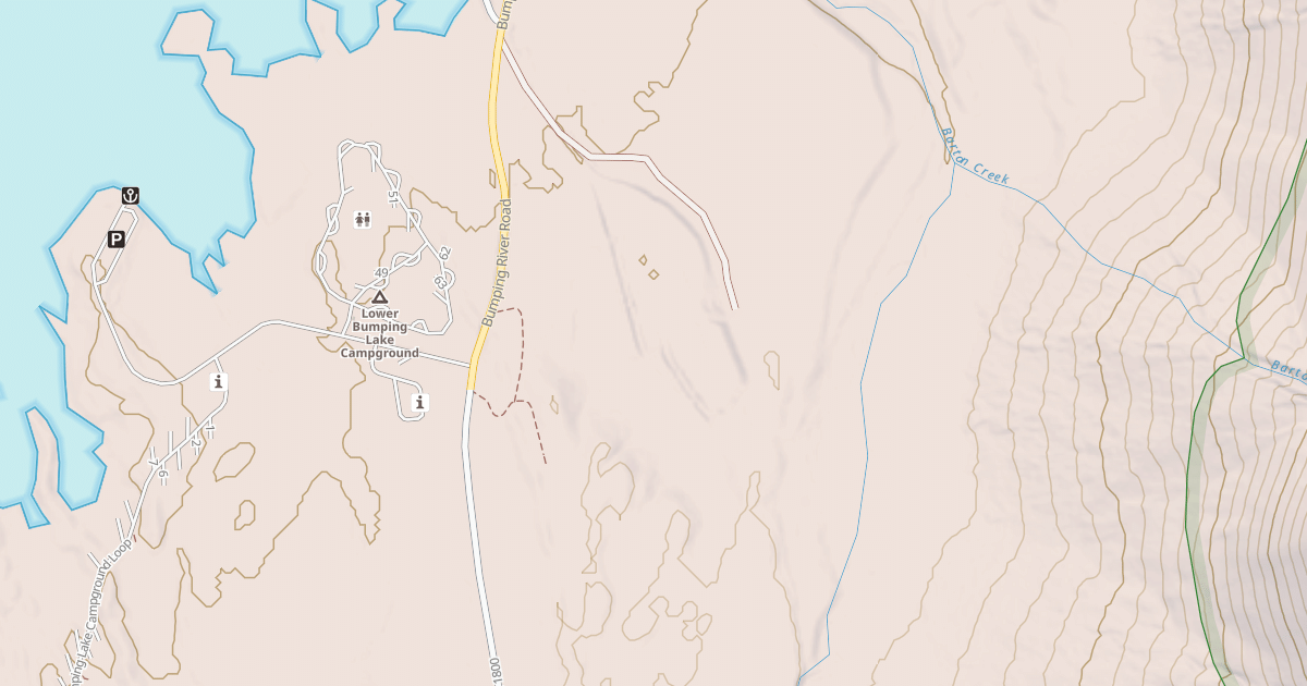 Map preview of USFS National Forest System Roads {13C3B64A-A16F-4A4C-959B-B12336DBFF77}