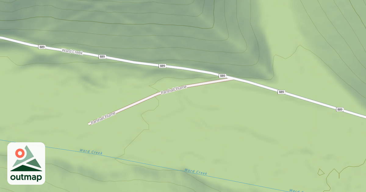 Map of PARSHALL FLUME