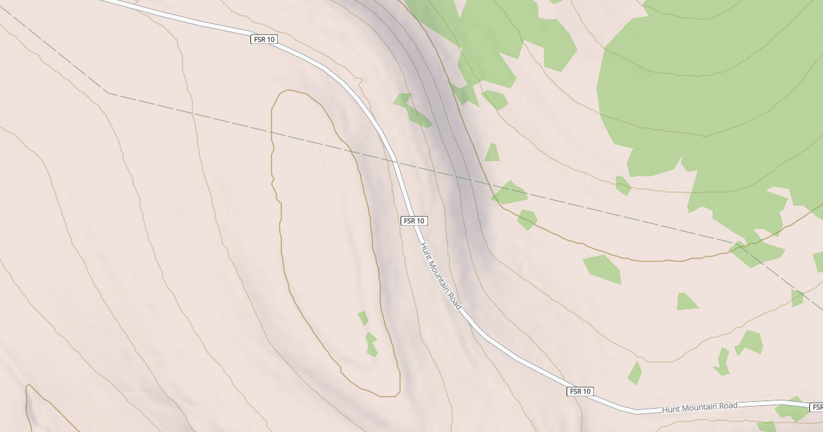 Map preview of HUNT MOUNTAIN