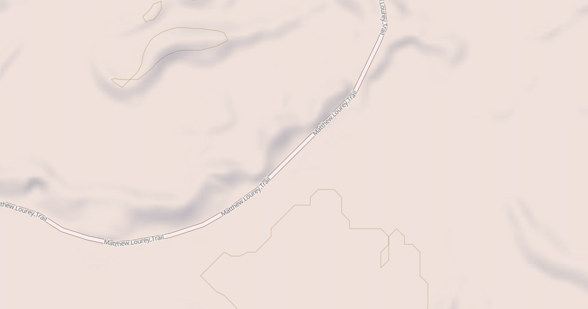 Map preview of Matthew Lourey State Trail