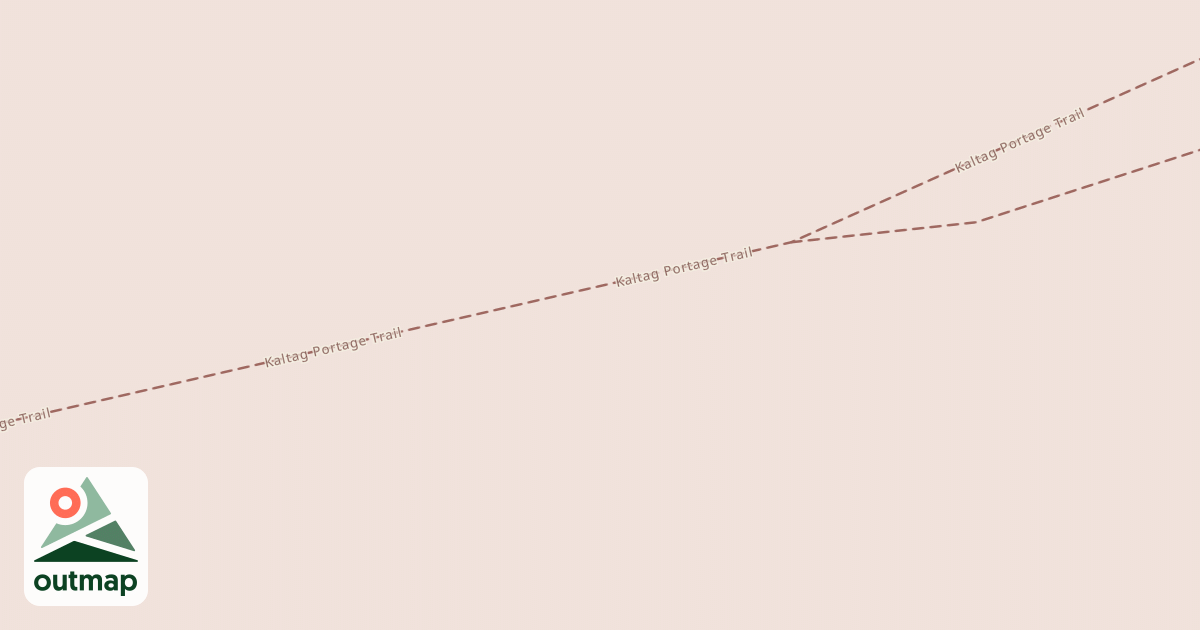 Map of Willow to Nome Winter Trail