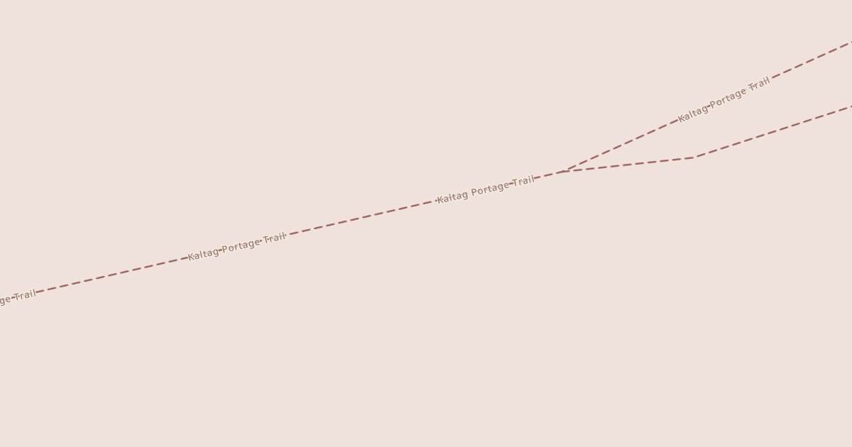 Map preview of Willow to Nome Winter Trail