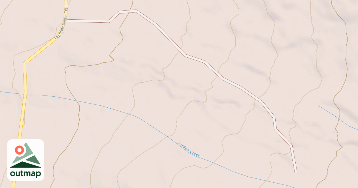 Map of EAST GORDON