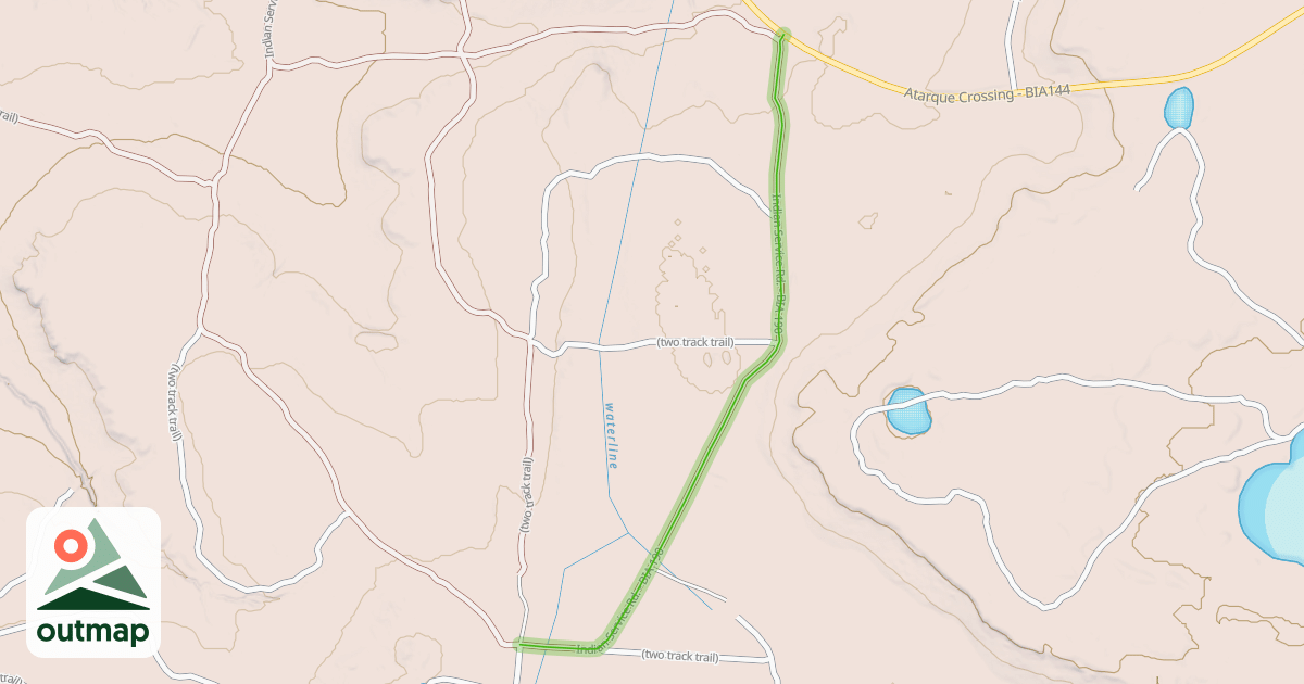 Map of Indian Service Rd. - BIA 190