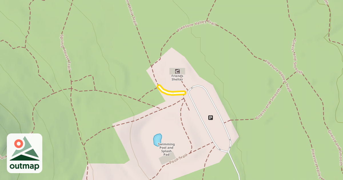 Map of Pleasure Valley Trail