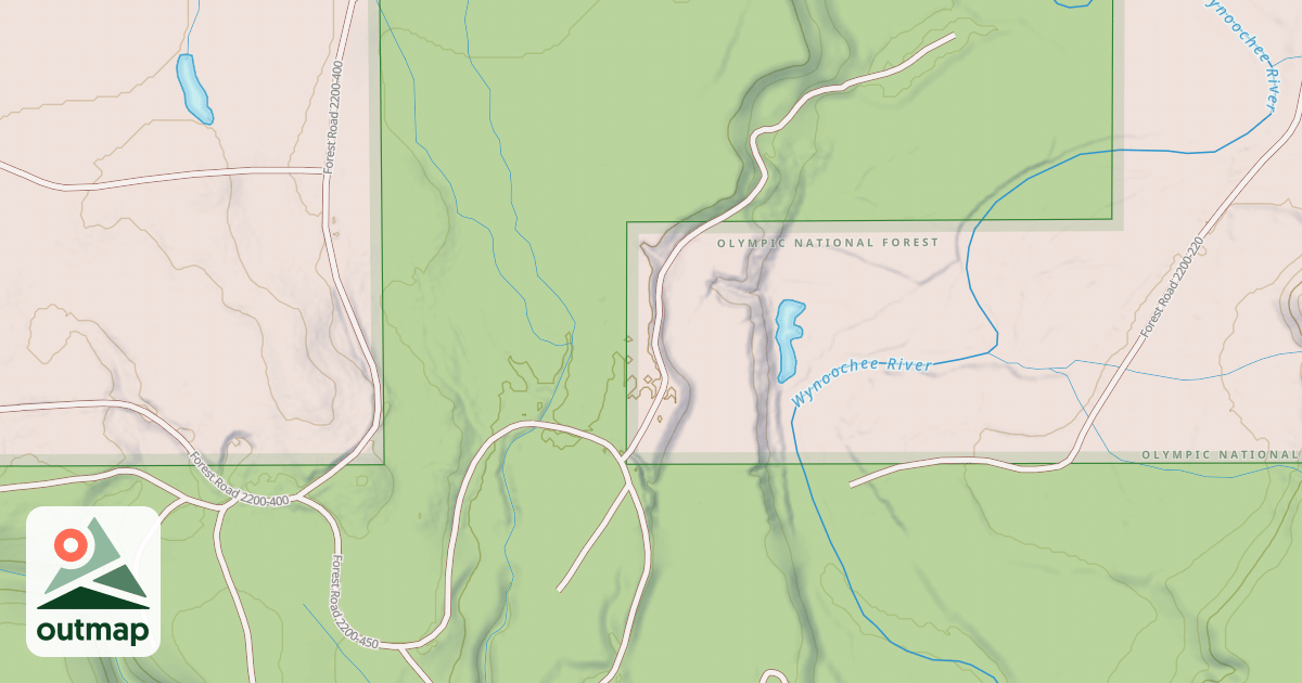 Map of USFS National Forest System Roads {1570A313-3045-4ADE-A0D8-E2DFACB3E092}