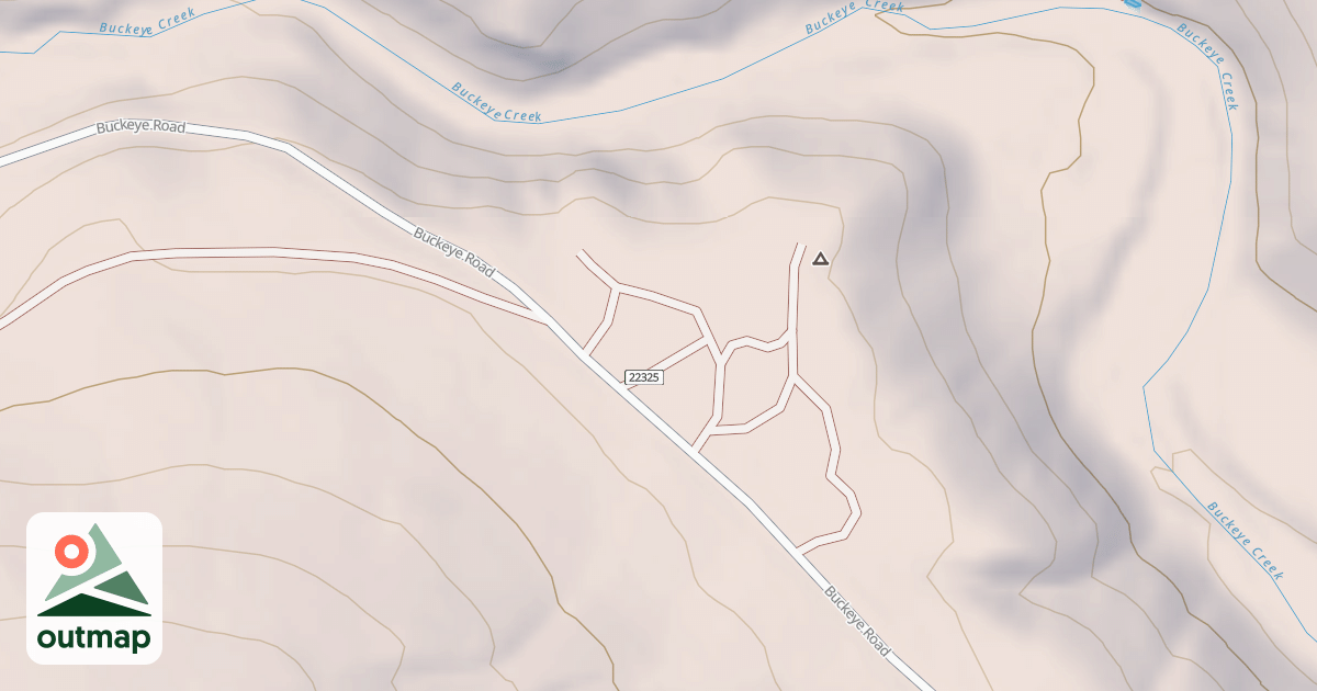 Map of BUCKEYE CUTOFF