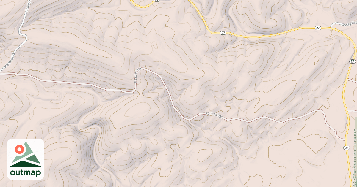 Map of PEAVINE