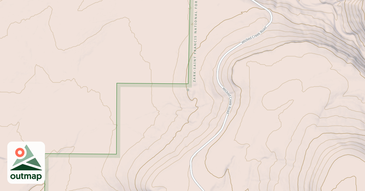 Map of LOWER RIDGE