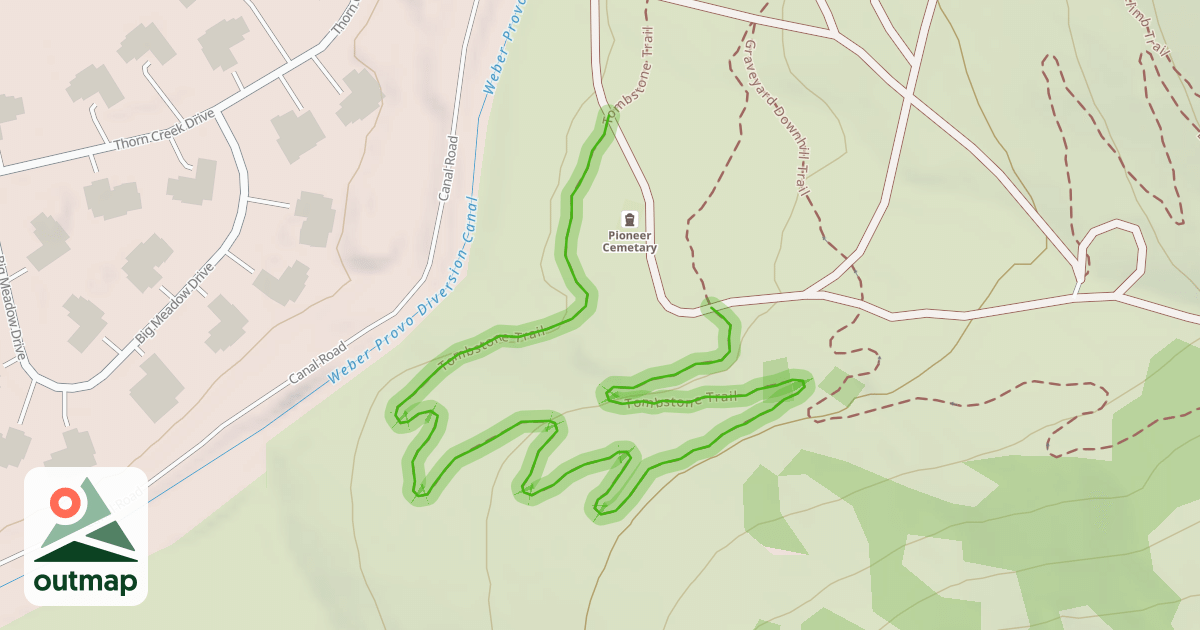 Map of Tombstone Trail