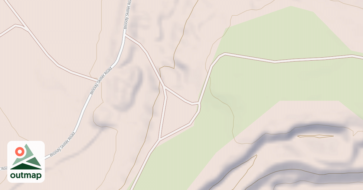 Map of Bloody Skillet ATV Trail