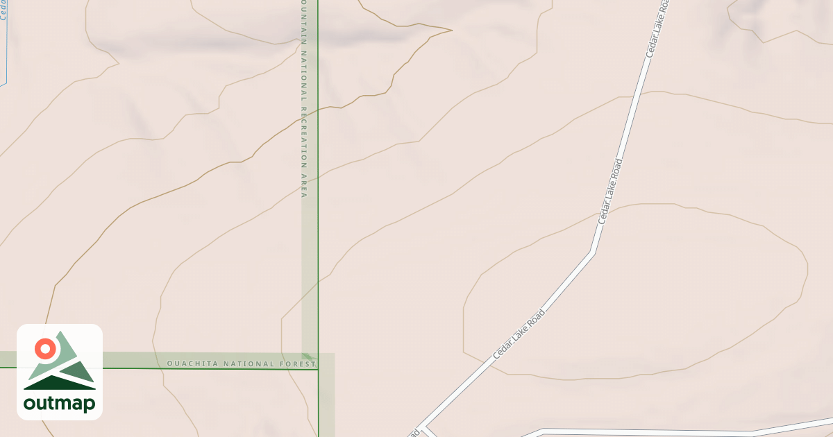 Map of CEDAR SPUR