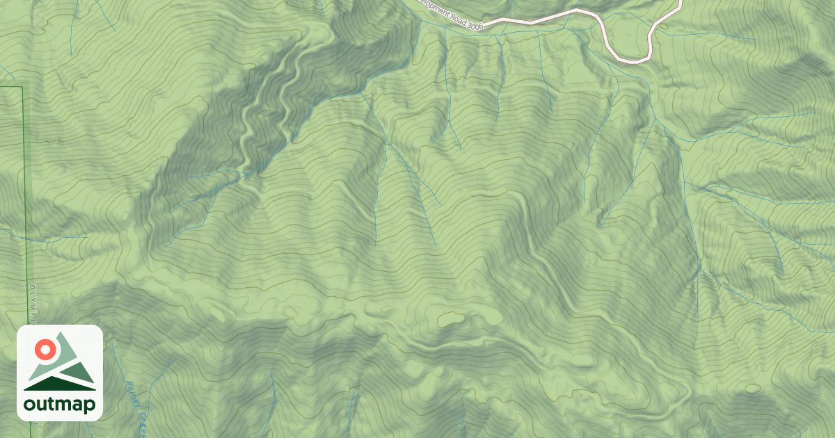 Map of USFS Motor Vehicle Use Map Roads {F4405026-550E-4A30-829B-7CA5A4C82A9A}