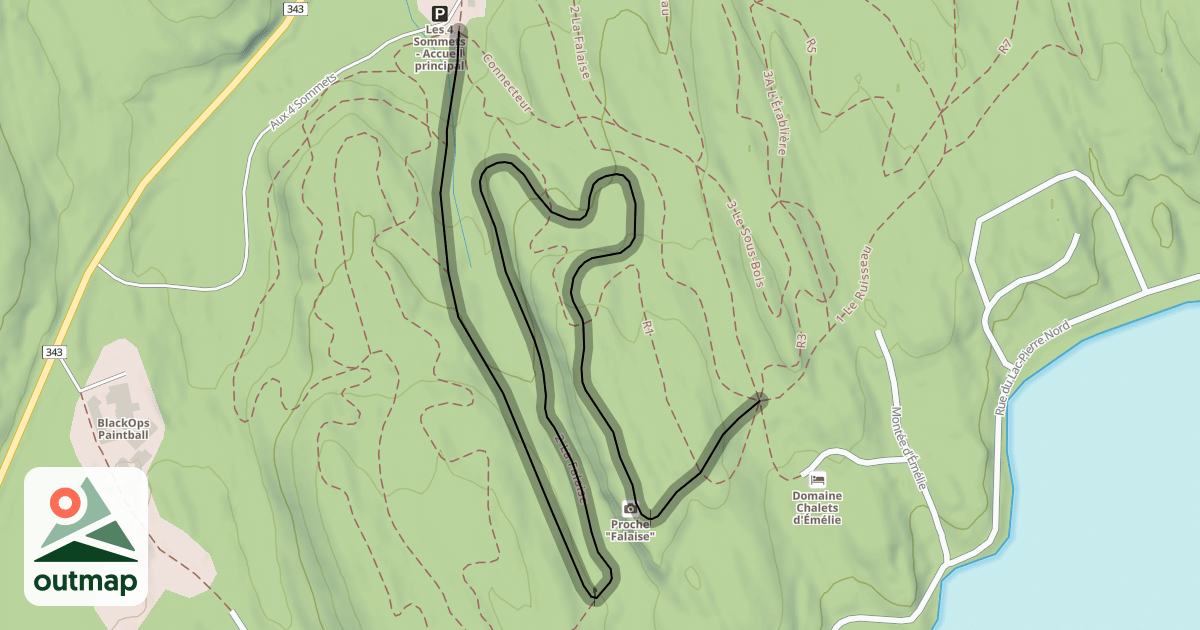 Map of 2 La Falaise