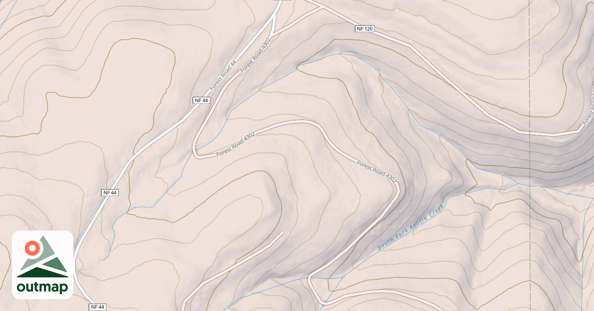 Map of HOGBACK ROAD