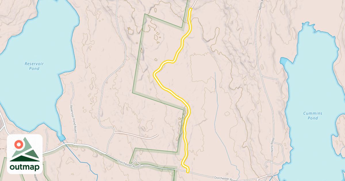 Map of Black Bog Trail