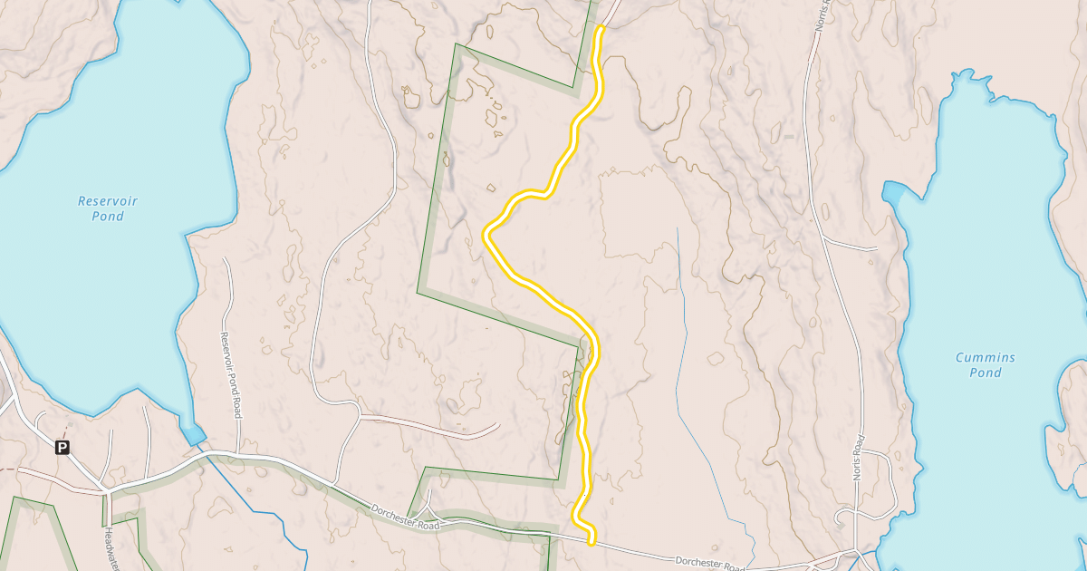 Map preview of Black Bog Trail