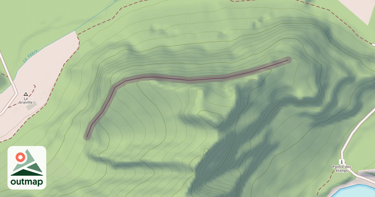 Map of Climbing Route
