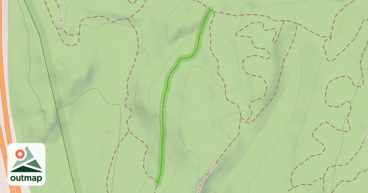 Map of Pink Trail