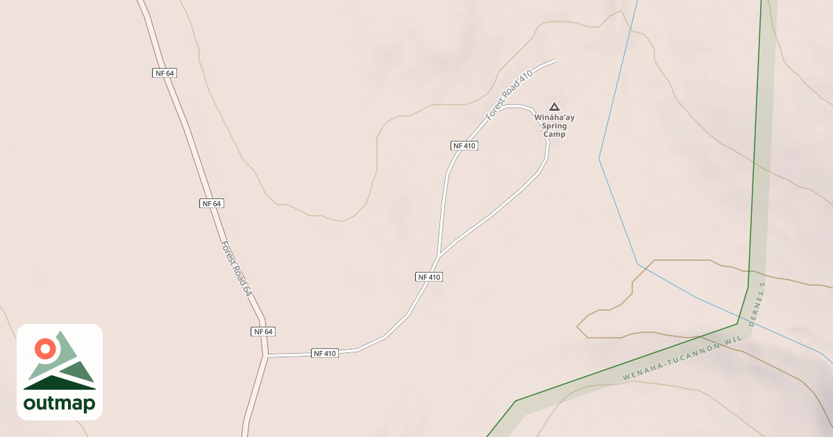 Map of SKYLINE SPRING CAMPGROUND
