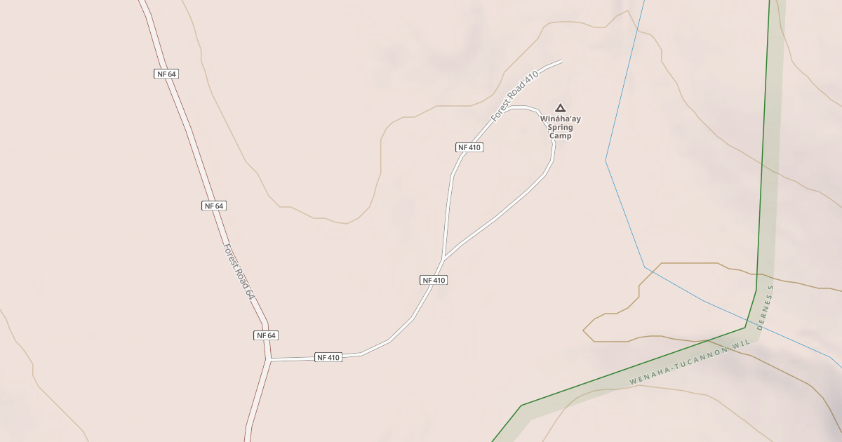 Map preview of SKYLINE SPRING CAMPGROUND