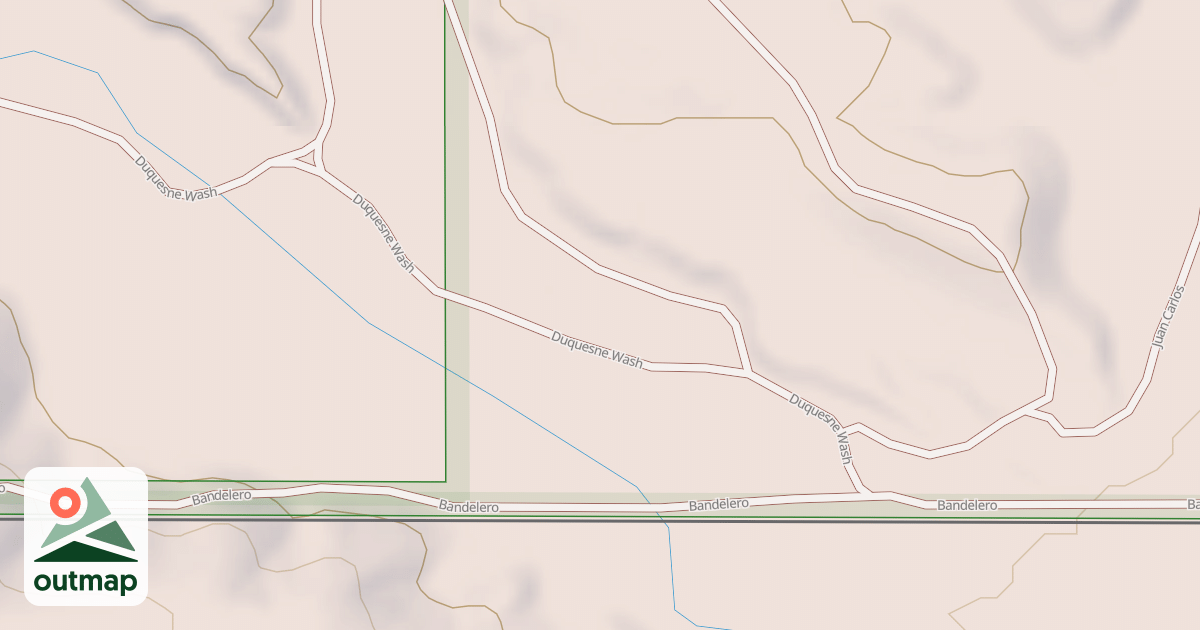 Map of DUQUESNE WASH