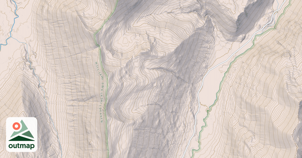 Map of USFS National Forest System Roads {5FE33FE6-F8CD-4894-95B4-AADF6EAE8D86}