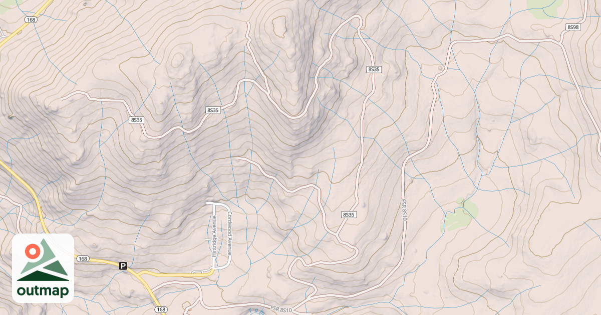 Map of BONERIDGE