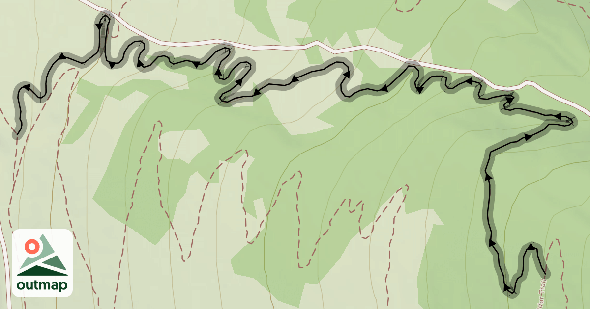Map of Whip It Trail