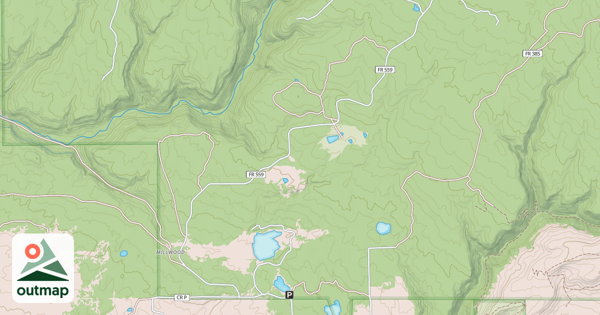 Map of MILLWOOD